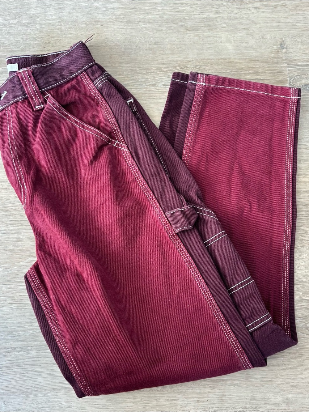 Cargo Straight Leg Jeans